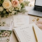 Materiales y recursos de wedding planner para la selección y coordinación de proveedores en la organización de una boda.